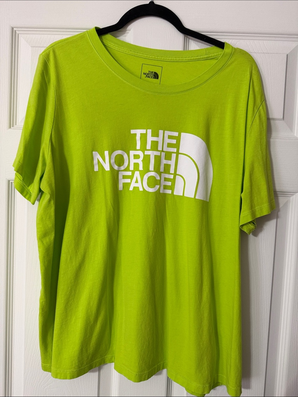 The North Face Bright Lime Green Logo Tee